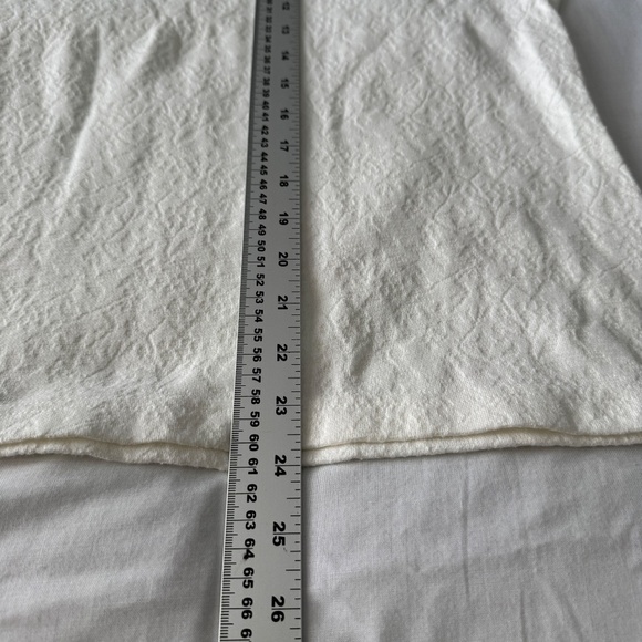 Braemar Jeremy Scott Women's L Jacquard Short Sleeve Vintage T-Shirt Top White - Picture 7 of 9